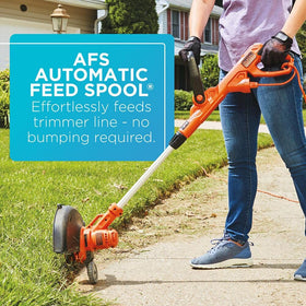  BLACK+DECKER Weed Wacker PowerDrive transmission helps tackle tough weeds with ease