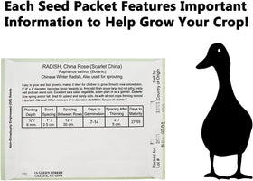 Black Duck Brand deluxe seed collection for seasonal planting.