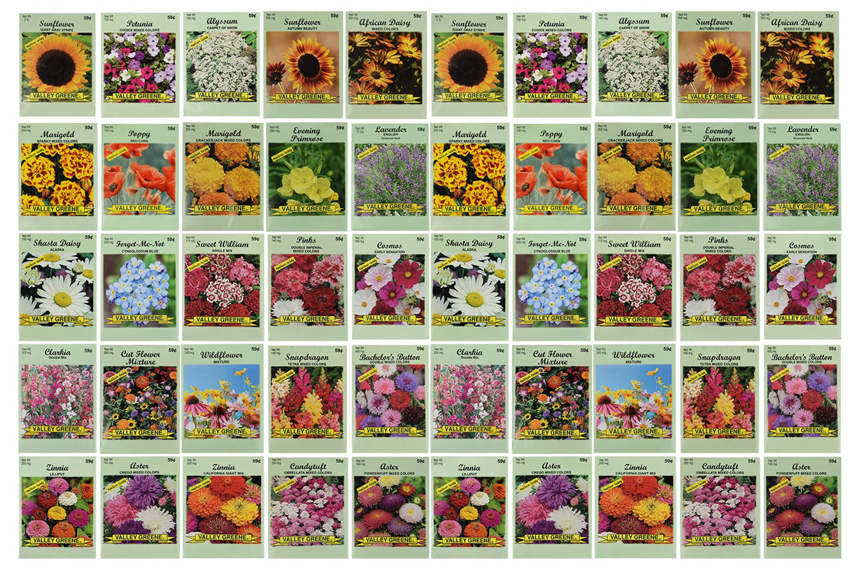 Black Duck Brand seed packets with mixed varieties for a thriving pollinator garden