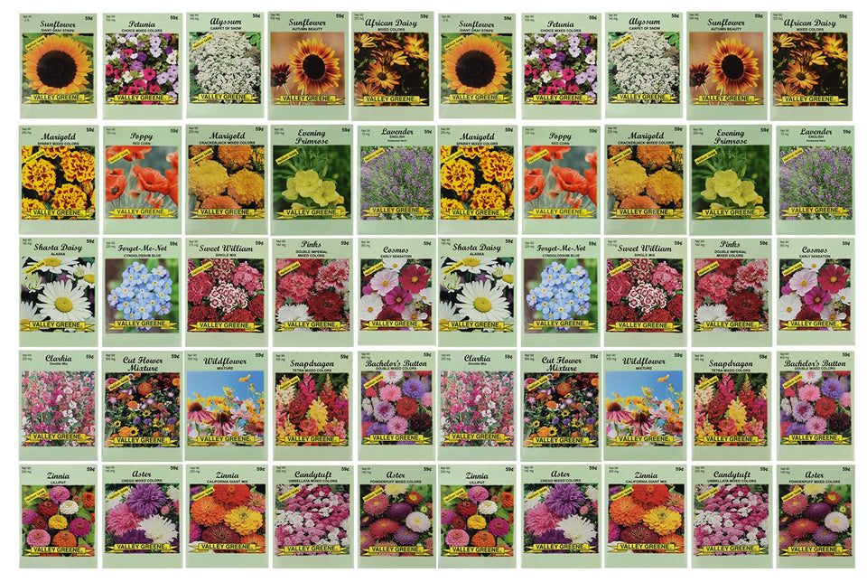 Black Duck Brand seed packets with mixed varieties for a thriving pollinator garden