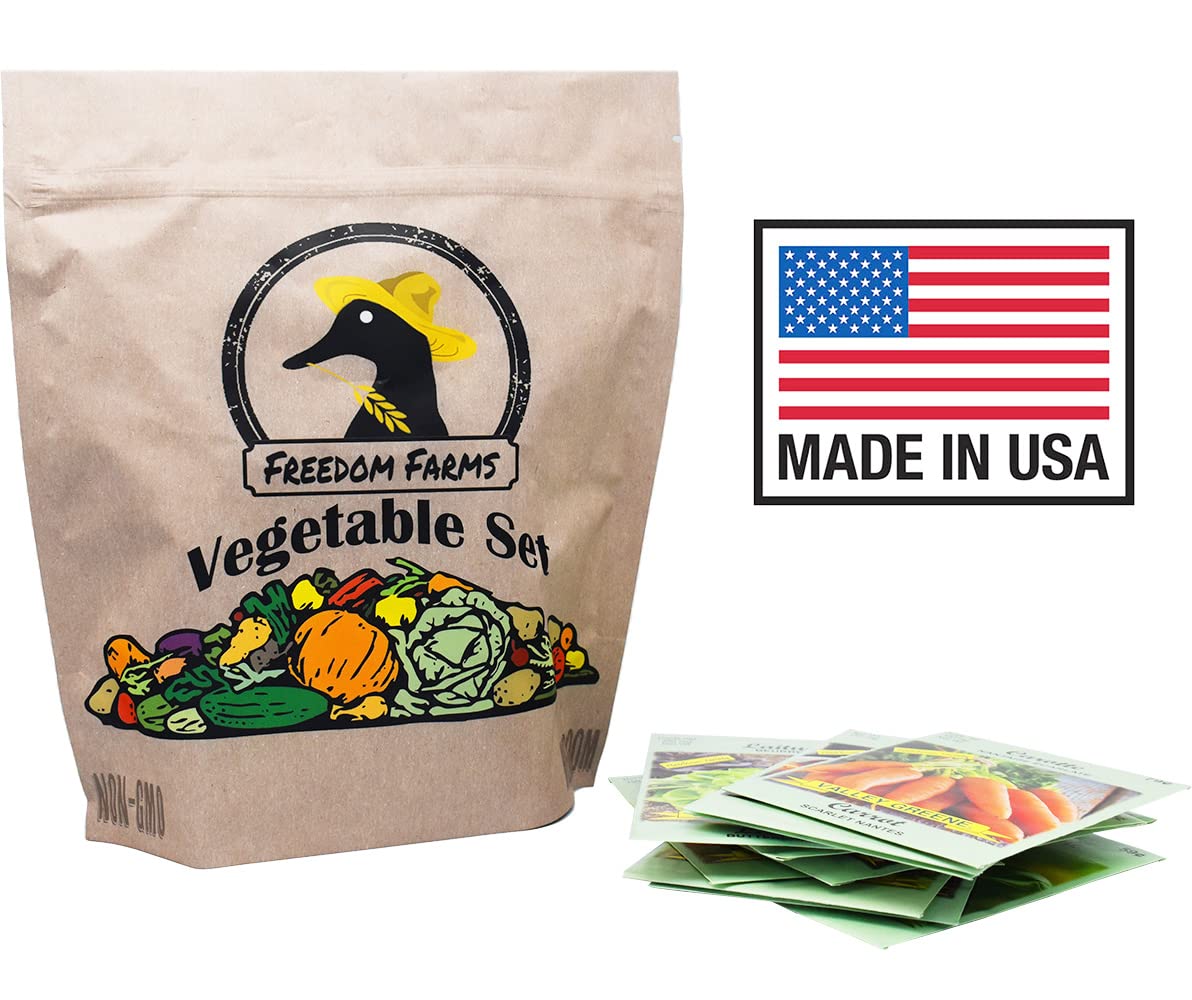 Black Duck Brand vegetable seed varieties for various garden crops.