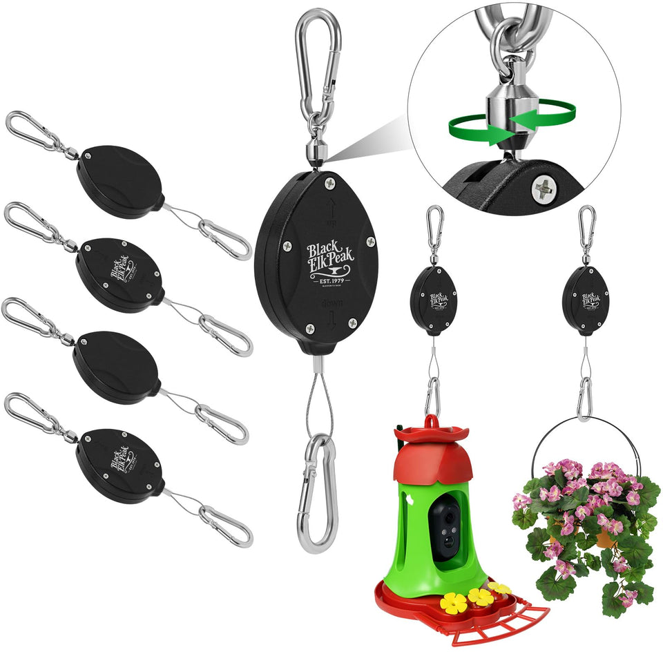 Black Elk Peak plant pulley body with robust stainless steel and durable housing.