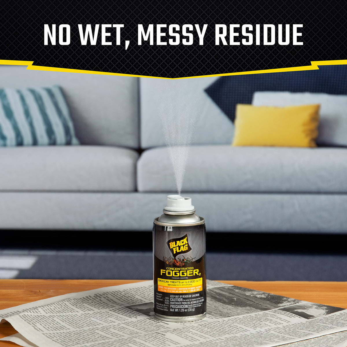 Black Flag Concentrated Fogger 4-pack provides extra value for homes