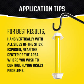 Honey syrup added to the bottom cup on the Black Flag Fly Stick.