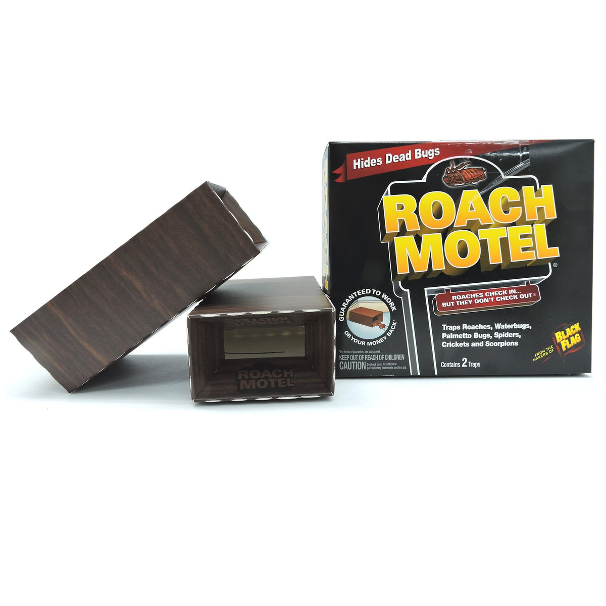 Black Flag Roach Motel trap box ready for quick placement