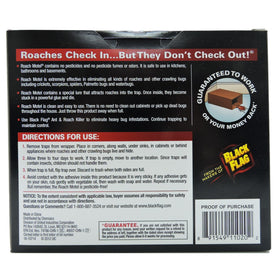 Black Flag Roach Motel lure close-up attracting roaches