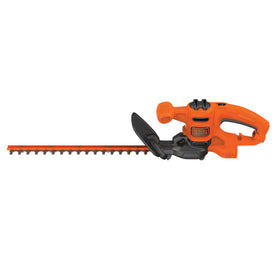 BLACK+DECKER electric hedge trimmer with 17-inch blade for precise cuts