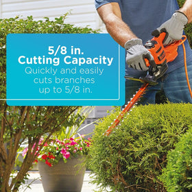 BLACK+DECKER 3.2-Amp motor powers through branches up to 5/8 inch