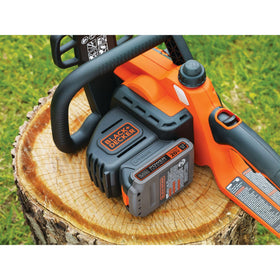 BLACK+DECKER LCS1020 lock-off-button helps prevent accidental starts during handling.