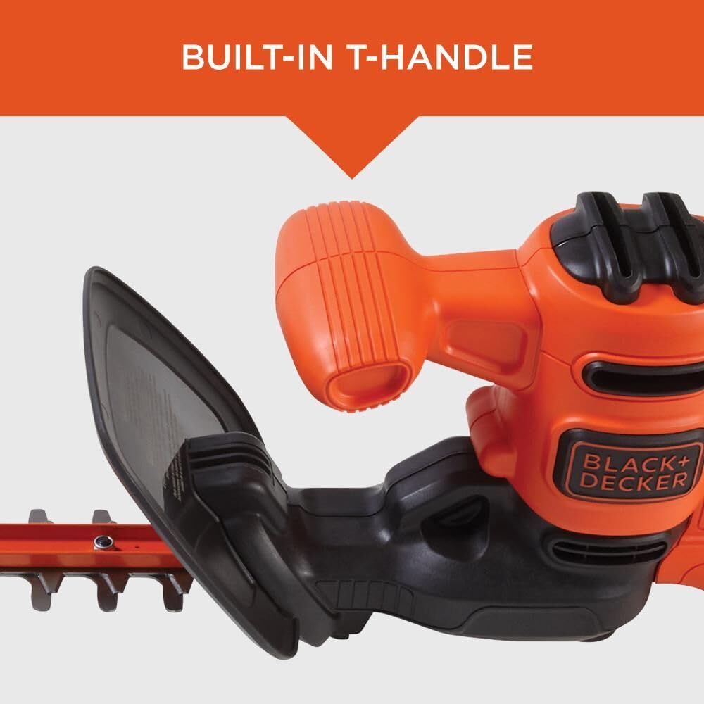 Lightweight hedge trimmer from BLACK+DECKER for easy handling