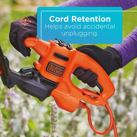 Reduced vibration for smoother hedge trimming with BLACK+DECKER