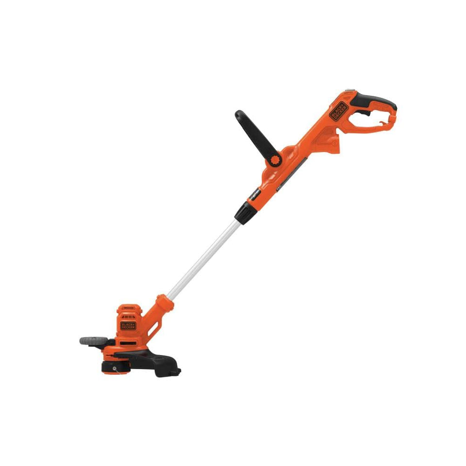 BLACK+DECKER string trimmer with 14-inch cutting deck for clean edges and fast edging.