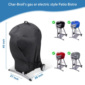 Blackhoso 600D waterproof fabric grill cover resists rain and sun