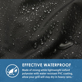 Blackhoso grill cover is easy to clean with water to remove grease and dust