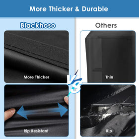 Blackhoso 62-inch fit guards your grill in all weather.