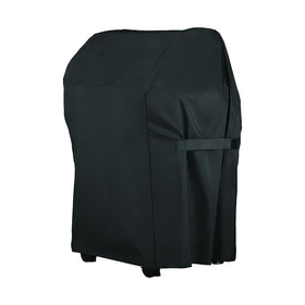 Blackhoso performance grill cover fits Char-Broil 2-burner with folded shelves, rainproof protection