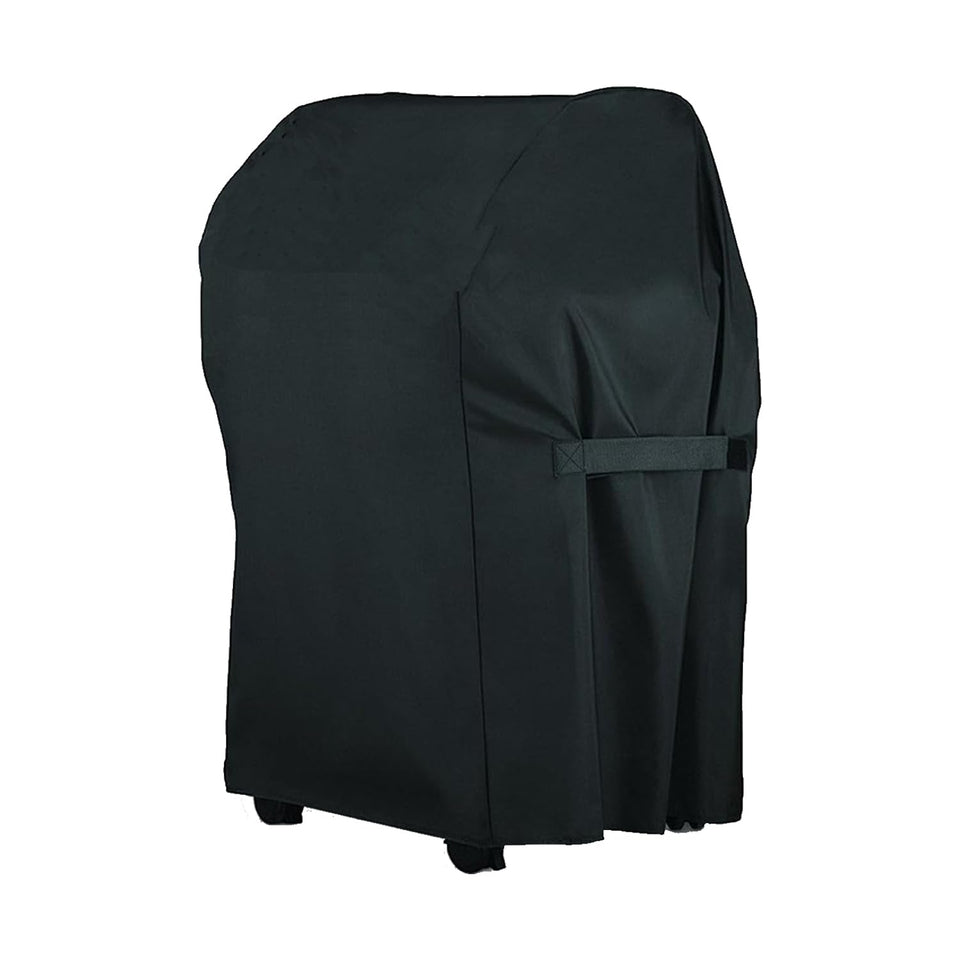 Blackhoso performance grill cover fits Char-Broil 2-burner with folded shelves, rainproof protection