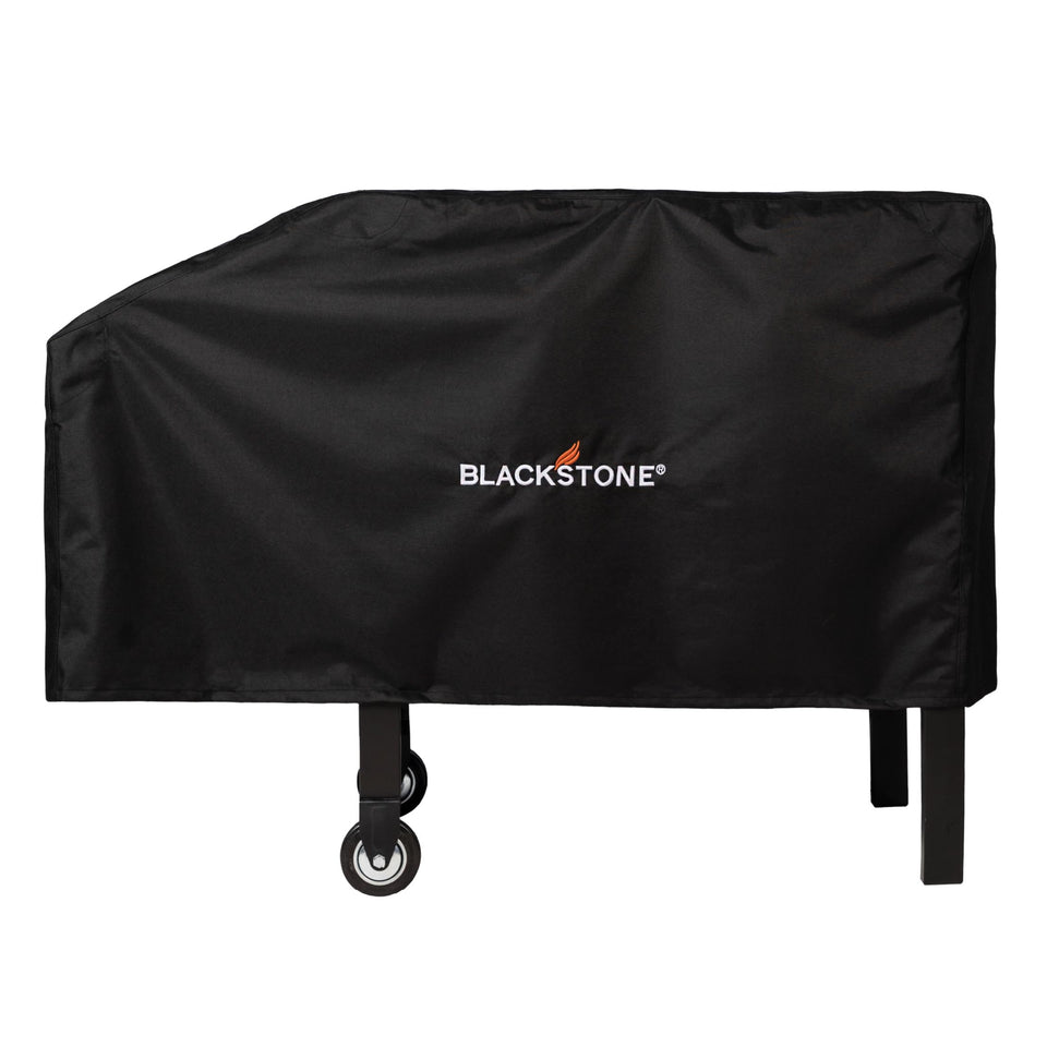 Blackstone 1529 28-inch griddle cover front view protects against weather and UV damage
