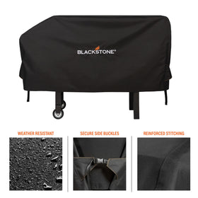 Blackstone 5091 cover demonstrates water-resistant protection for the griddle.