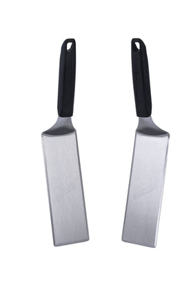 BLACKSTONE 5550 extralong spatula set of 2 for easy griddle flipping and scraping.