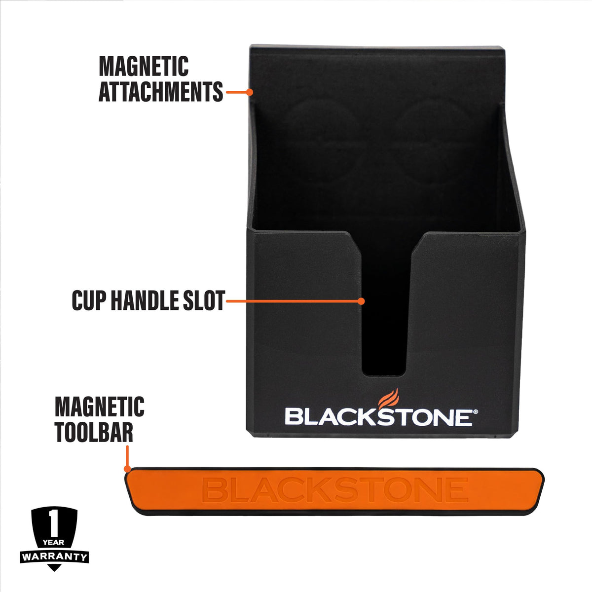 BLACKSTONE 5609 scratch-resistant pads protect the griddle surface.