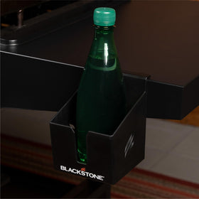 BLACKSTONE 5609 side shelf compatibility shows quick tool and drink access.