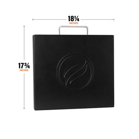 BLACKSTONE 5701 cover in use on griddle demonstrates surface protection