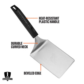 Blackstone hamburger griddle spatula comfort handle for ergonomic grip during cooking