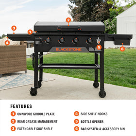 Blackstone Omnivore BAR System with accessory rail for customizable tools and accessories.