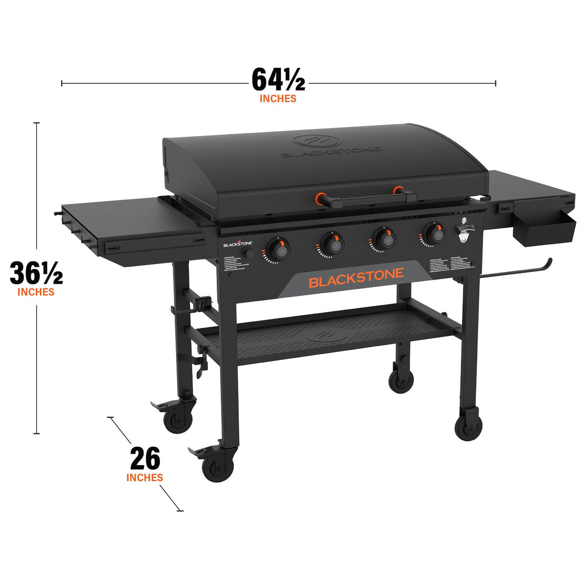 Blackstone Omnivore 36in griddle with one-button ignition for quick start outdoors.