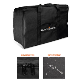 BLACKSTONE carry bag cinch straps provide secure fit for 17 and 22 inch griddles.