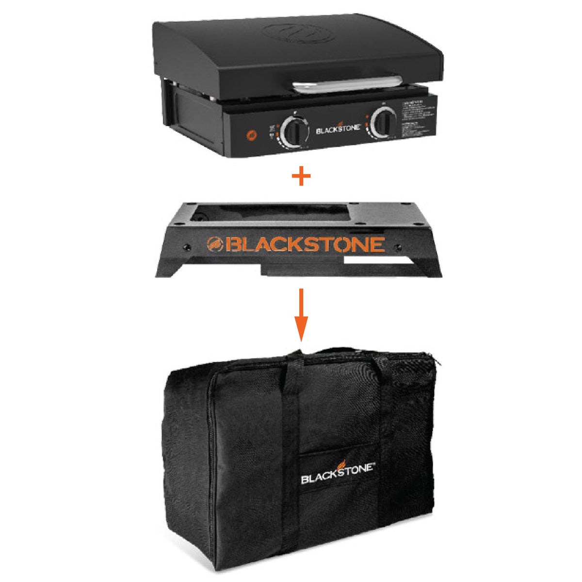 BLACKSTONE bag with heavy-duty zipper and reinforced stitching supports rugged outdoor transport.
