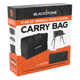 BLACKSTONE bag view confirms hood and stand compatibility for a complete setup.