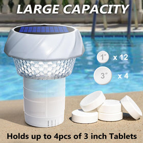 Blansong adjustable-release ring controls chlorine flow rate