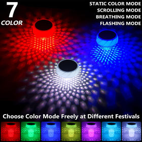 Blansong color-changing pool light provides ambient night illumination