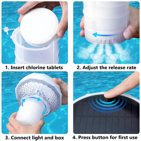 Blansong IP68 waterproof floater stays upright during use