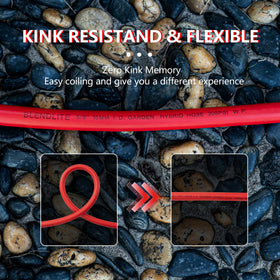 BLENDLITE all-weather flexibility keeps the hose pliable from extreme temperatures.