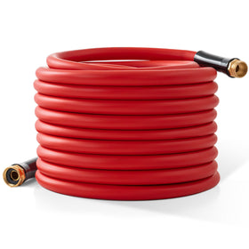 BLENDLITE garden hose 50ft flexible all-weather design ideal for year-round watering.