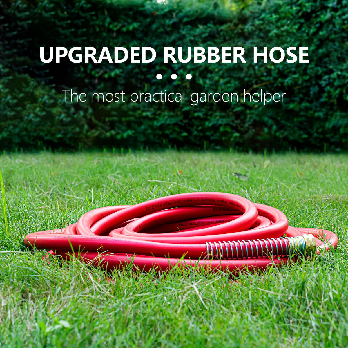 BLENDLITE heavy-duty hose suits homes, farms, and rugged outdoor tasks.