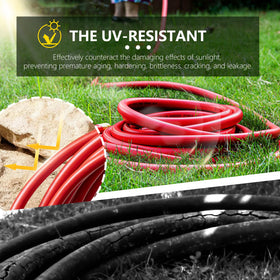 BLENDLITE kink protection spring guard guards against twists for smooth watering.
