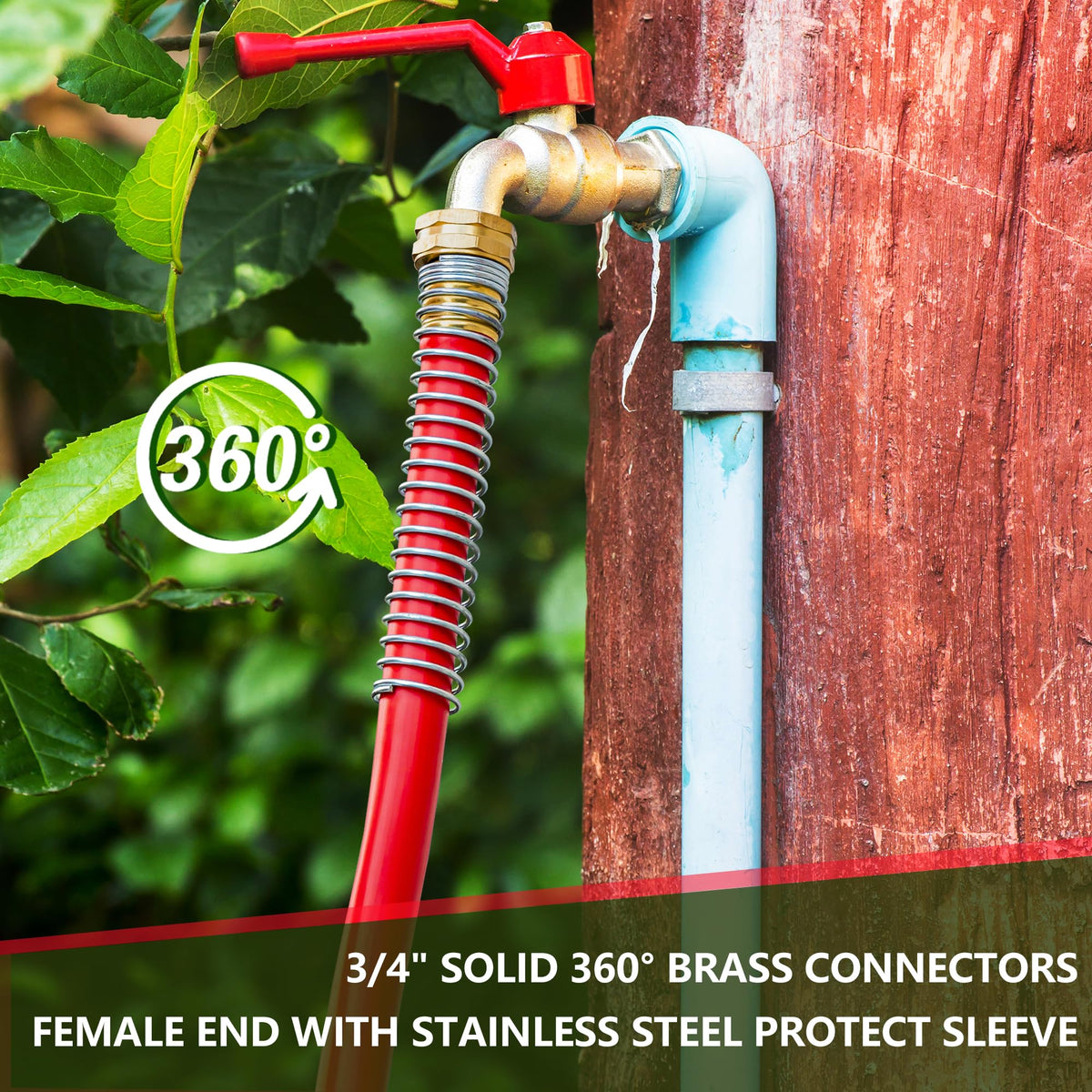 BLENDLITE reinforced spine helps maintain steady flow through bends.