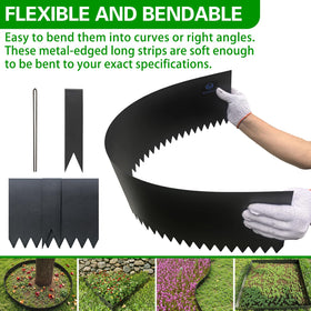 BLENNACY flexible bendable edging designed to form curves and borders