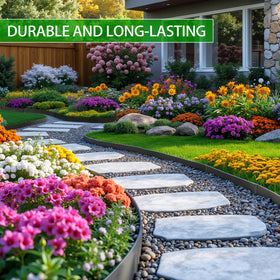 BLENNACY edging in use for yard borders and lawn edge definition.