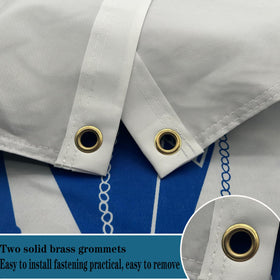 Bleshope army flag copper grommets ensure secure outdoor attachment