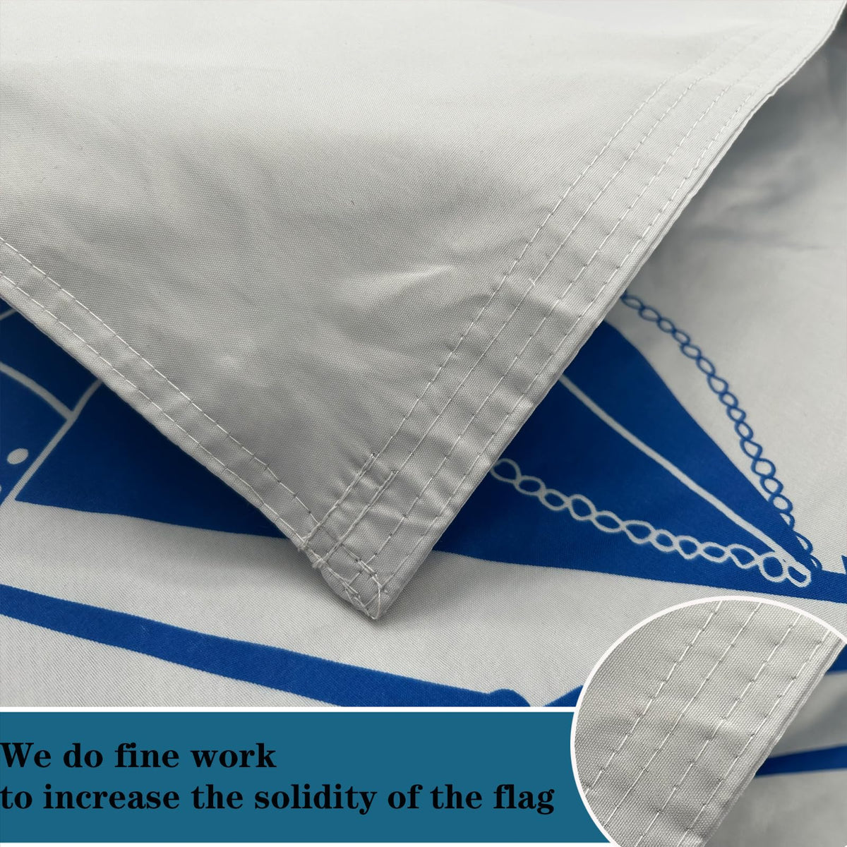 Bleshope army flag 3x5 with shade cloth layer for even viewing