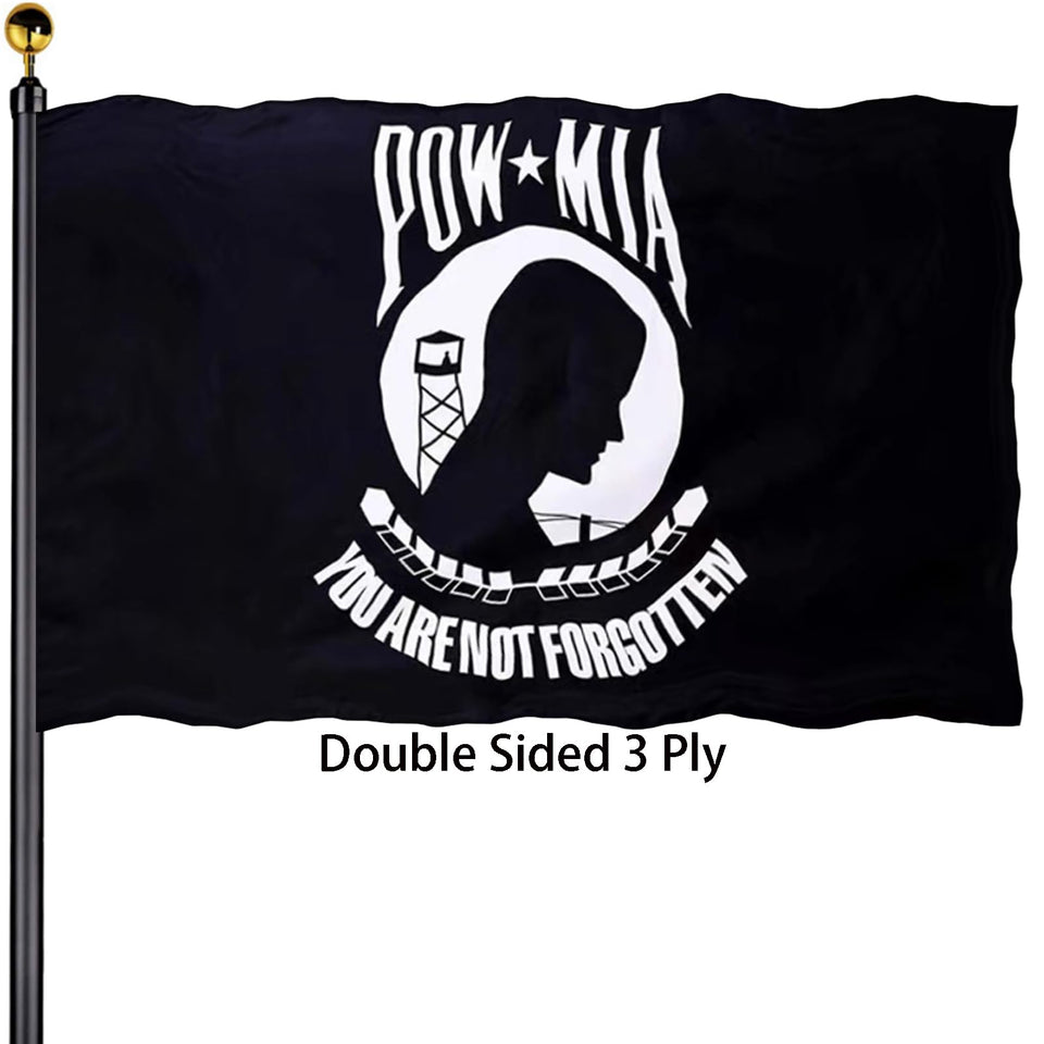 Bleshope Pow Flags 3x5 outdoor double-sided design boosts visibility in any yard