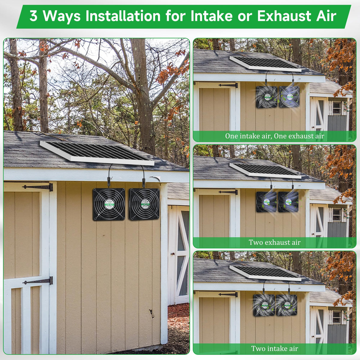 Blessny 15-foot cables enable flexible fan positioning for optimal airflow.