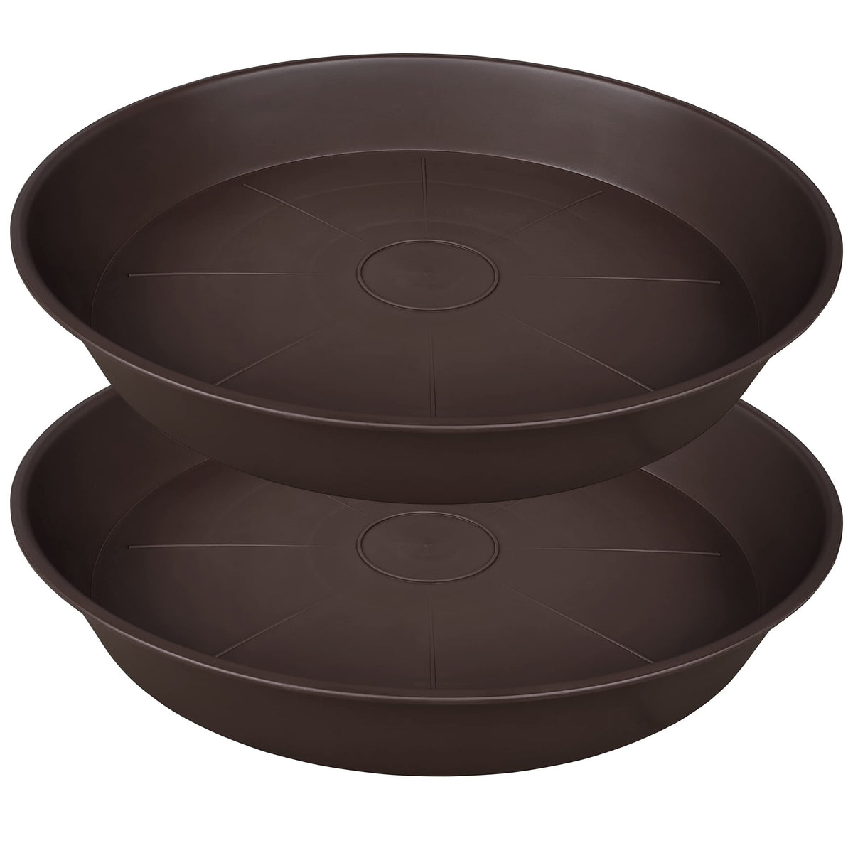 Bleuhome 22 inch plant saucer top view for large pots.