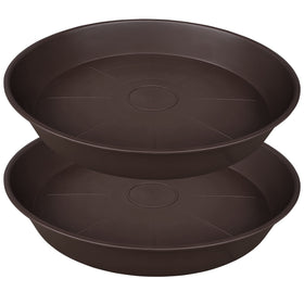 Bleuhome 22 inch plant saucer top view for large pots.