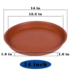 Bleuhome durable PP bird bath bowl construction withstands outdoor use